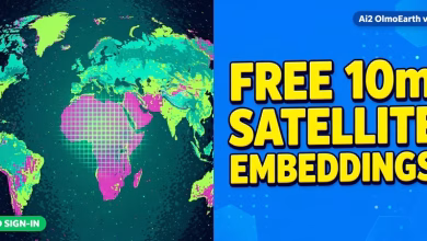 OlmoEarth v1.3 free satellite embeddings
